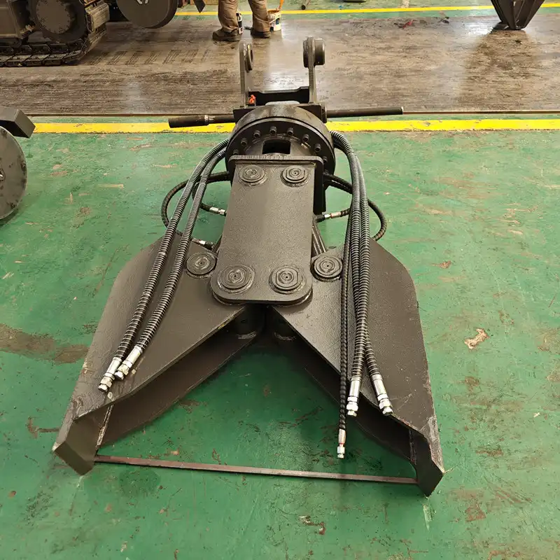 How to install excavator rail clamps?